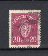 NOORWEGEN Yt. S4° Gestempeld Dienstzegel 1926 - Service