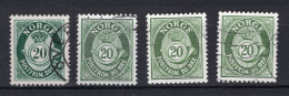 NOORWEGEN Yt. 324A° Gestempeld 1950-1952 - Used Stamps
