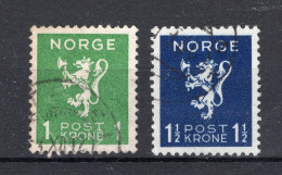 NOORWEGEN Yt. 203/204° Gestempeld 1940 - Nuovi