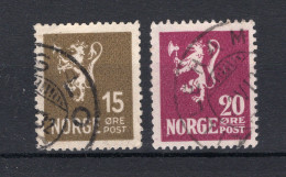 NOORWEGEN Yt. 113/114° Gestempeld 1926-1929 - Nuovi