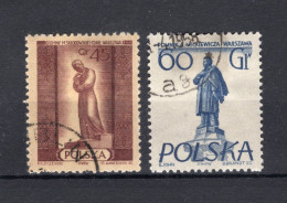 POLEN Yt. 807/808° Gestempeld 1955-1956 - Usados