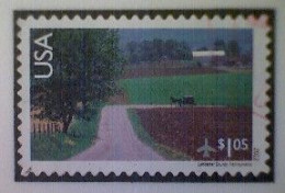 United States, Scott #C150, Used(o), 2012 Air Mail, Amish Horse And Buggy, $1.05, Multicolored - 3a. 1961-… Usados