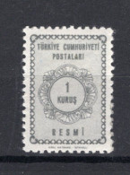 TURKIJE Yt. S87 MH Dienstzegel 1964 - Sellos De Servicio