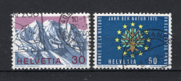 ZWITSERLAND Yt. 866/867° Gestempeld 1970 - Oblitérés