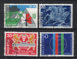 ZWITSERLAND Yt. 828/831° Gestempeld 1969 - Used Stamps