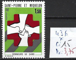 SAINT PIERRE ET MIQUELON 436 * Côte 15 € - Oblitérés