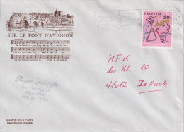Motiv Brief  "Sur Le Pont D'Avignon"  Olten         1989 - Lettres & Documents