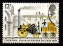 GRANDE  BRETAGNE  /   U.K.  -   1980.   Y&T N° 926 Oblitéré  .  Locomotive  /  Train - Used Stamps