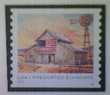 United States, Scott #5687, Used(o), 2022, Flags On Barns, Presort (10¢), Multicolored - Oblitérés