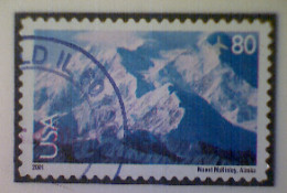 United States, Scott #C137 Used(o) Air Mail, 2001, Mount McKinley, Alaska, 80¢, Multicolored - 3a. 1961-… Gebraucht