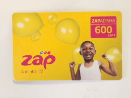 Angola- (AO-ZAP-050)-(29)-(600 Zap's)-(168-415-721-690)-31.12.2015-used+1card Prepiad Free - Angola