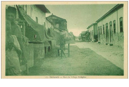 DJIBOUTI.n°32136.RUE DU VILLAGE INDIGENE - Dschibuti