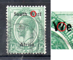South West Africa, Zuidwest Afrika, 1923 - 1924, Michel 31, Broken W In West - Südwestafrika (1923-1990)