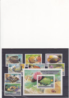 COB 1960/67+BL179 Vissen Zilveren Opdruk-Poissons Surchargés En Argent MNH - Nuovi