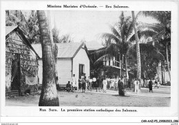 CAR-AAZP5-0379 - ILES SALOMON - Rua Sura - La PremiÃ¨re Station Catholique Des Salomons  - Islas Salomon