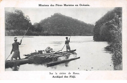 Fidji - N°71135 - Missions Des Pères Maristes En Océanie - Sur La Rivière De Rewa - Archipel Des Fidji - Fidschi