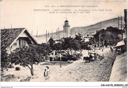 CAR-AAZP5-0392 - MARTINIQUE - SAINT-PIERRE - Le SÃ©maphore Et La Place Bertin Avant La Catastrophe  - Otros & Sin Clasificación