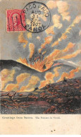 Samoa Américaine - N°78748 - Greetings From Samoa - The Volcano In Savaii - Carte Avec Bel Affranchissement - Samoa Américaine
