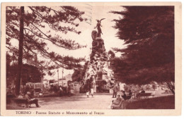 1939 TORINO 7  PIAZZA STATUTO E MONUMENTO FREJUS - Orte & Plätze