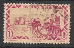 LEVANT - 1942 - N°YT. 44 - Méharistes 1f Rose - Oblitéré / Used - Gebruikt