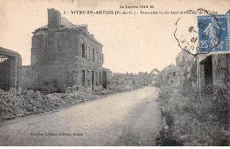 VITRY EN ARTOIS - Panorama Vu Du Haut Des Ruines De L'Eglise - Très Bon état - Vitry En Artois