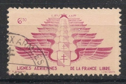 LEVANT - 1942 - Poste Aérienne PA N°YT. 5 - FFL 6f50 Lie-de-vin - Oblitéré / Used - Oblitérés