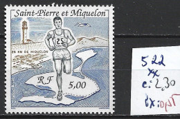 SAINT PIERRE ET MIQUELON 522 ** Côte 2.30 € - Atletismo