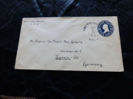 L-69 , Entier Postal Sur Lettre, 5 Cents, United States ,Westminster, Colorado à Leipzig, Allemagne - 1921-40