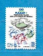 Italia °- 2022 - FIJLKAM - Federazione Italiana JUDO.   Usato. - 2021-...: Used