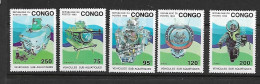 CONGO 1993 VEHICULES SUB-AQUATIQUES  YVERT N°986A/F NEUF MNH** - Sonstige (See)