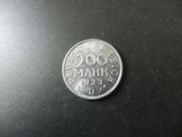 Deutschland Germany 200 Mark 1923 D - 200 & 500 Mark