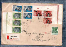 Netherlands 1937 Set Jamboree/Boy Scout Stamps (Michel 301/03) Nice Used On Cover To Vienna (Austria) - Lettres & Documents