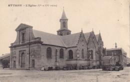 CPA  ATTIGNY 08 - L'église - Attigny