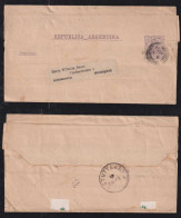 Argentina 1892 Stationery Wrapper BUENOS AIRES X STUTTGART Germany - Brieven En Documenten