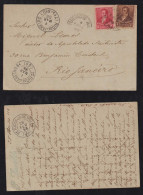 Argentina 1898 Postcard 1+5c BUENOS AIRES X RIO DE JANEIRO Brasil - Brieven En Documenten