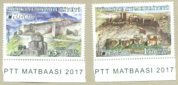 TURKEY 2017 MNH PALACES AND CASTLES - Unused Stamps