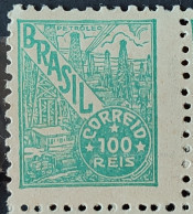 Brazil Stamp Regular RHM 356 Petroleum 100 Reis Filigree P 1941 - Nuovi