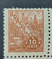 Brazil Stamp Regular RHM 353 Petroleum 10 Reis Filigree P 1941 - Nuovi