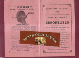 160624 - Pub ROYAUME UNI LONDRES Essoreuse BAILEY WRINGING MACHINE Co Essoreuse - Exposition 1889 - Ver. Königreich