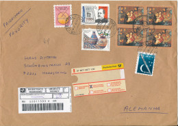 Brazil Registered Cover Sent To Germany 231-6-2003 Big Size Cover Good Franked - Briefe U. Dokumente