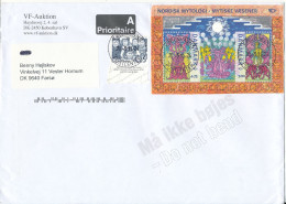 Denmark Cover 20-5-2011 With Single Stamp And Souvenir Sheet Big Size Cover - Brieven En Documenten