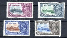 1935; Hong Kong 4 Good Values MNH/** (K30) - Unused Stamps