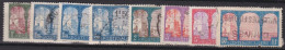 8 Timbres  Oblitérés   France Ex- Colonies & Protectorats    Algérie  Vue Prise De Mustapha Supérieur - Used Stamps