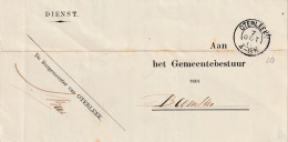 1910 Kleinrondstempel Oterleek - Covers & Documents