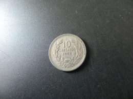 Chile 10 Centavos 1941 - Chili