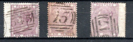 GB 14; 3 * Six Pence Lilla Used/gest. (k28) - Usati