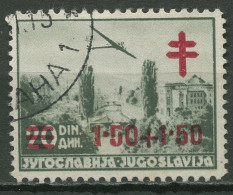 Jugoslawien 1940 Tuberkulosebekämpfung MiNr.346 Mit Aufdruck 431 Gestempelt - Usati