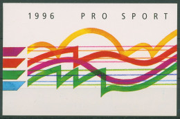 Schweiz 1996 Sporthilfe Turnfest Bern Markenheftchen 0-104 Postfrisch (C62200) - Cuadernillos
