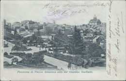 Cl678 Cartolina Panorama Di Piazza Armerina Visto Dal Giardino Garibaldi Enna - Enna