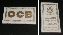 Rare Ancien Paquet De Papier à Rouler Cigarettes NEUF, OCB Odet Cascadec Bolloré, Quimper France, Doré Non-gommé N°1 - Other & Unclassified